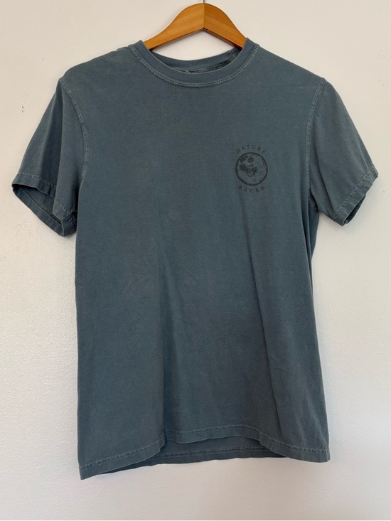 Comfort Colors Tops - Women's Nature Backs Comfort Colors Slate-Teal Short Sleeve Crew Tee. Size S.